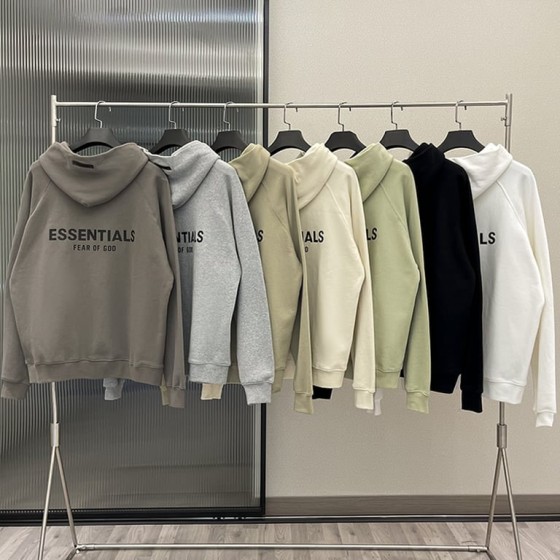 Fear of God Essentials Back Logo Pullover Hoodie